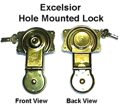 steamer trunk lock diagram