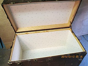 Square Antique Steamer Trunk – Antique Liquidators Seattle