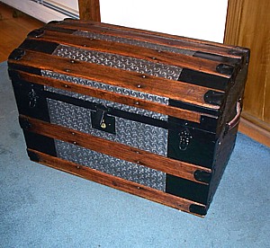 Square Antique Steamer Trunk – Antique Liquidators Seattle